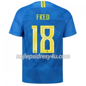 Fotbalový Dres Brazílie Fred 18 Venkovní MS 2018